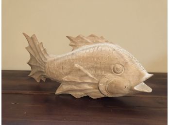 Carved Wooden Fish