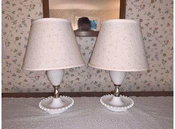 Pair Of Cute & Small Bedside Lamps