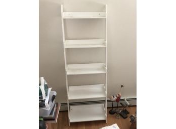 Pair Of White Bookshelves