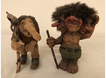 Two Troll Figures