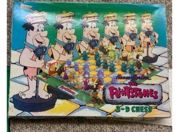 The Flintstones 3-D Chess  ~ Complete 1993 ~