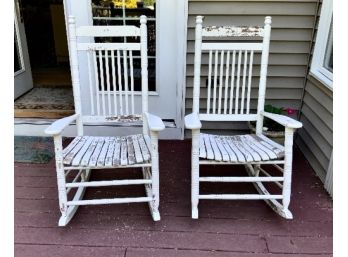 Pair Of Very Sturdy Porch Rockers