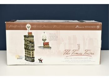 F3 - Department 56 The Times Tower Special Edition Porcelain Lighted Building