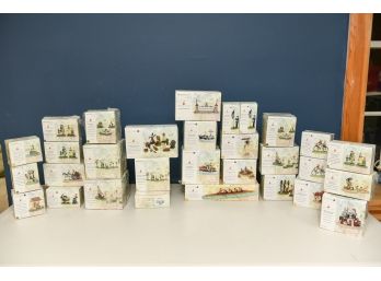 E7 -Collection Of Department 56 Seasons Bay  Figurines And More