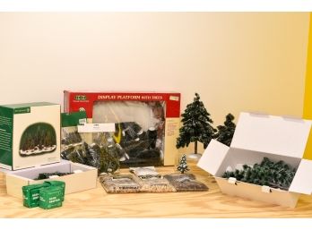 O- Collection Of Department 56 And Lemax Trees And More