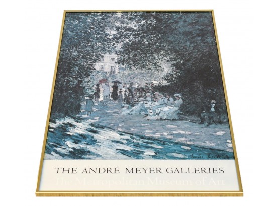 Claude Monet Framed Print - The Andre Meyer Galleries Print - The Metropolitan Museum Of Art