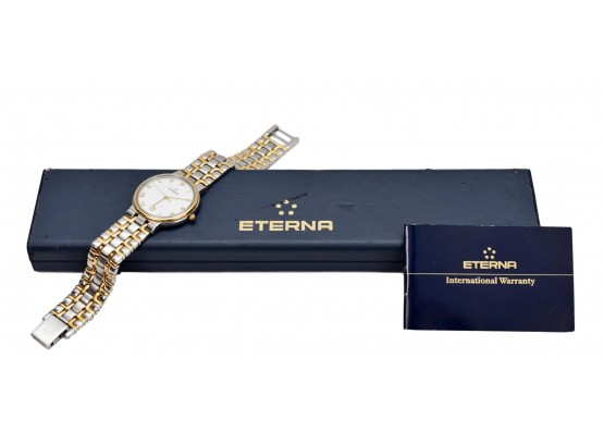 Eterna Men's Wristwatch With Date Window In Original Box