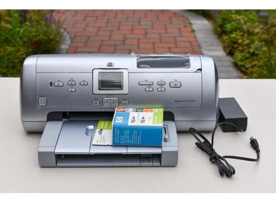 HP Photosmart 7960 Digital Photo Inkjet Printer With Additional Ink Cartridge