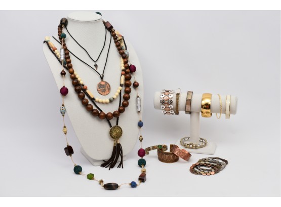 Collection Of Boho Chic Jewelry