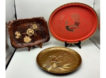 Unusual Medium On These Three Platters