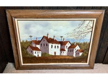 Signed Oil Painting ~ J Rollins ~