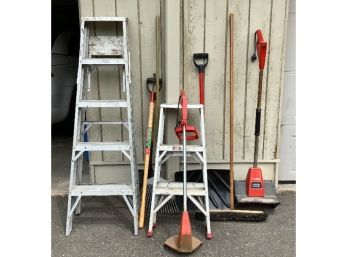 Ladders, Rakes, Shovels & More