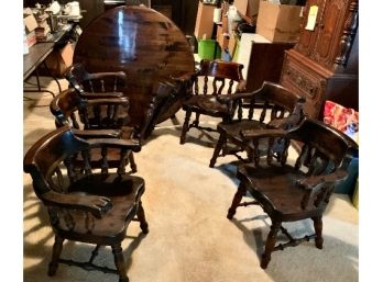 Vintage Bennington Vermont Winooski Collection  ~ Table & 6 Chairs ~