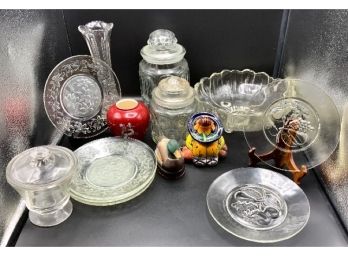 Glass Plates, Bowls & More