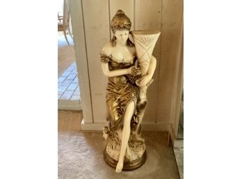 Tall Greek Goddess Statue Planter