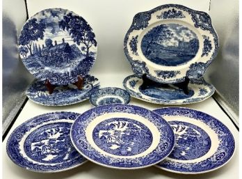 Willow Ware, Liberty Blue, Shakespeare Country & More ~Nice Lot ~