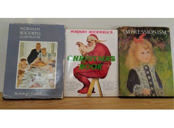 Classic Artists Can Be Found Here..Impressionism/ 2 Norman Rockwell Books