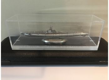 WWII US Fleet Submarine In Pewter
