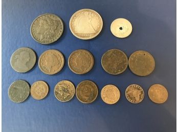 Group Of Obsolete US Coins From 1800’s