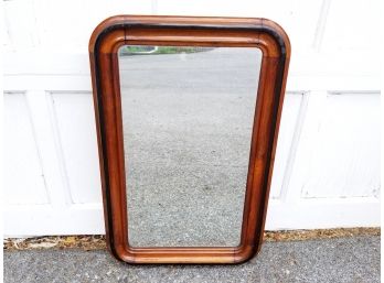 Antique Hardwood Mirror