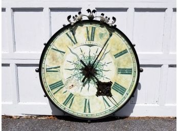Large Metal Clock