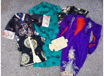 Vintage Asian Embroidered Clothing