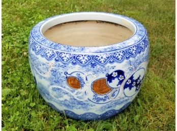 Large Vintage Asian Cache-Pot