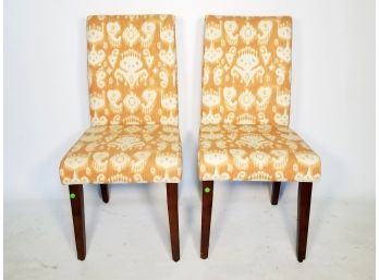 Set/4 Modern Upholstered Side Chairs