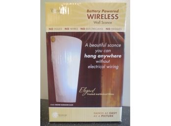 Battery Powered Wireless Sconce Brand New Never Used
