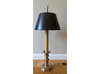 Brass Desk Lamp With Black Shade