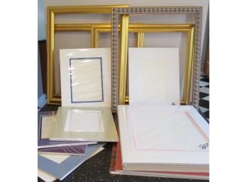 Group Set Of  17 Frames And Matting