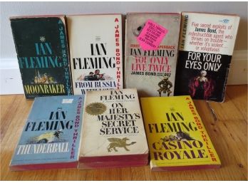 1953-1963 Ian Fleming James Bond 8 Book Collection