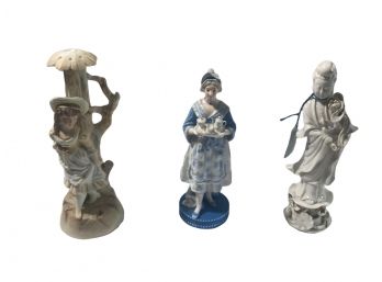 3 Asian Figurines