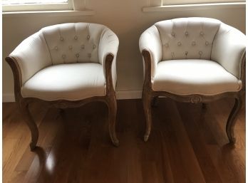 Pair Of Lovely French Provincial Chairs: