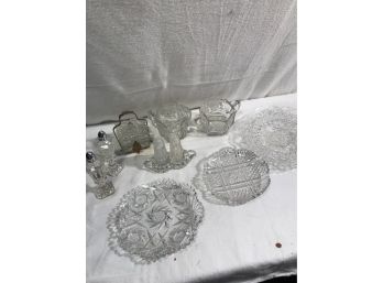 Cut Glass  Items (11) Pieces