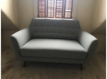 Retro 2 Seater Upholstered Couch