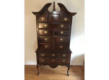 High Boy Bureau With Queen Anne Legs