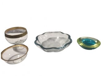 Four Glass Bowls