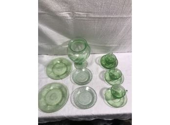 Assorted Collection Of Greenware 14 Pieces