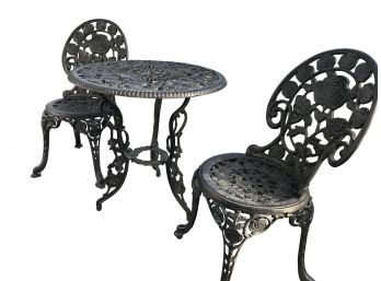 3pc. Wrought Iron Set