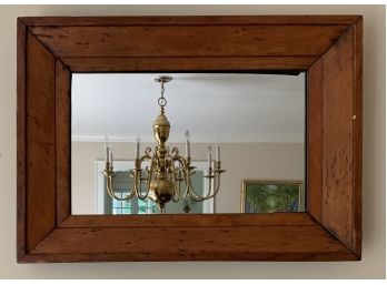 Vintage Heavy Oak Framed Mirror