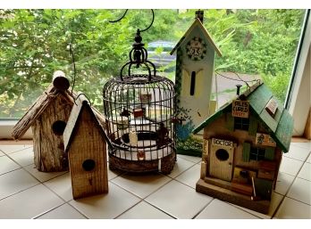 A Fun Group Of Bird Houses