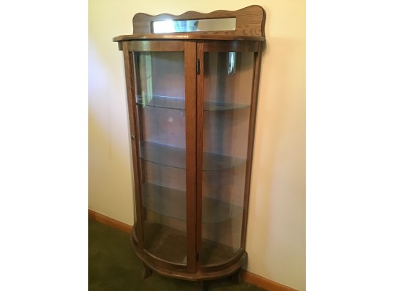 Rounded Display Cabinet