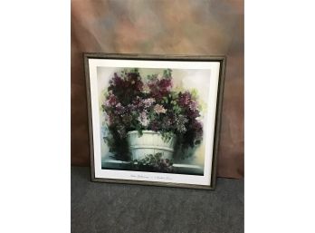 Very Large Lilac Gathering Andrea Dern Signed Print