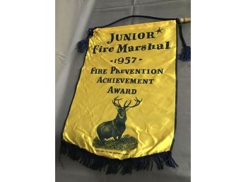 1957 Junior Fire Marshall Banner