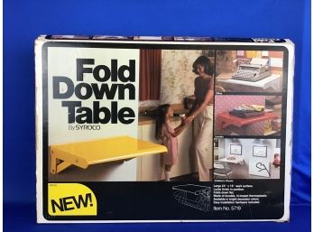 Vintage Fold Down Table New In Box