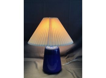 Navy Blue Lamp