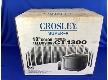 Crosley Vintage 13' Color TV New In Box