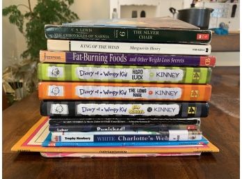 Tewlve Kids Books - Including Diary Of A Whimpy Kid Series