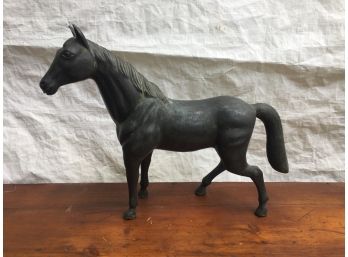 Early To Mid 20 Th Century Bronze Horse . Unsigned